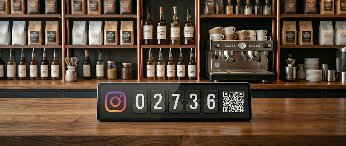 Follower Count Display Instagram Follower Counter Display in Real Time | DISPLIX EngageScreen